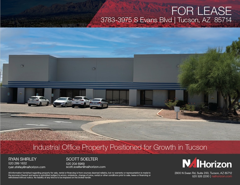 3975 S Evans Blvd, Tucson, AZ for lease - Building Photo - Image 2 of 3