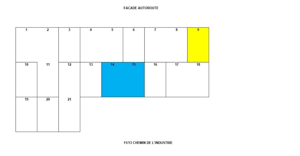 11 Chemin De L'Industrie, Dardilly à louer - Plan de site - Image 2 de 2
