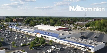 8026-8032 W Broad St, Richmond, VA - AERIAL  map view