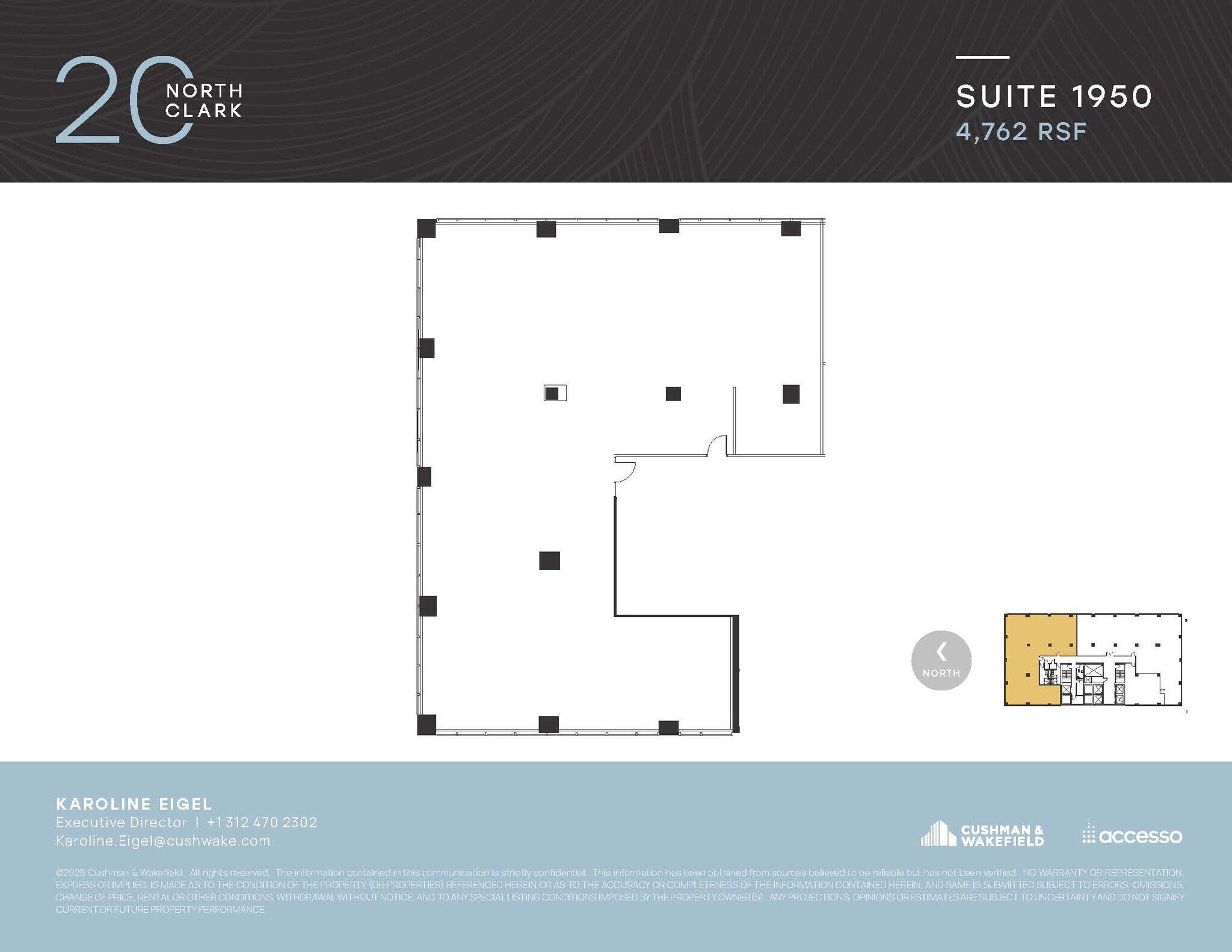 20 N Clark St, Chicago, IL for lease Floor Plan- Image 1 of 1