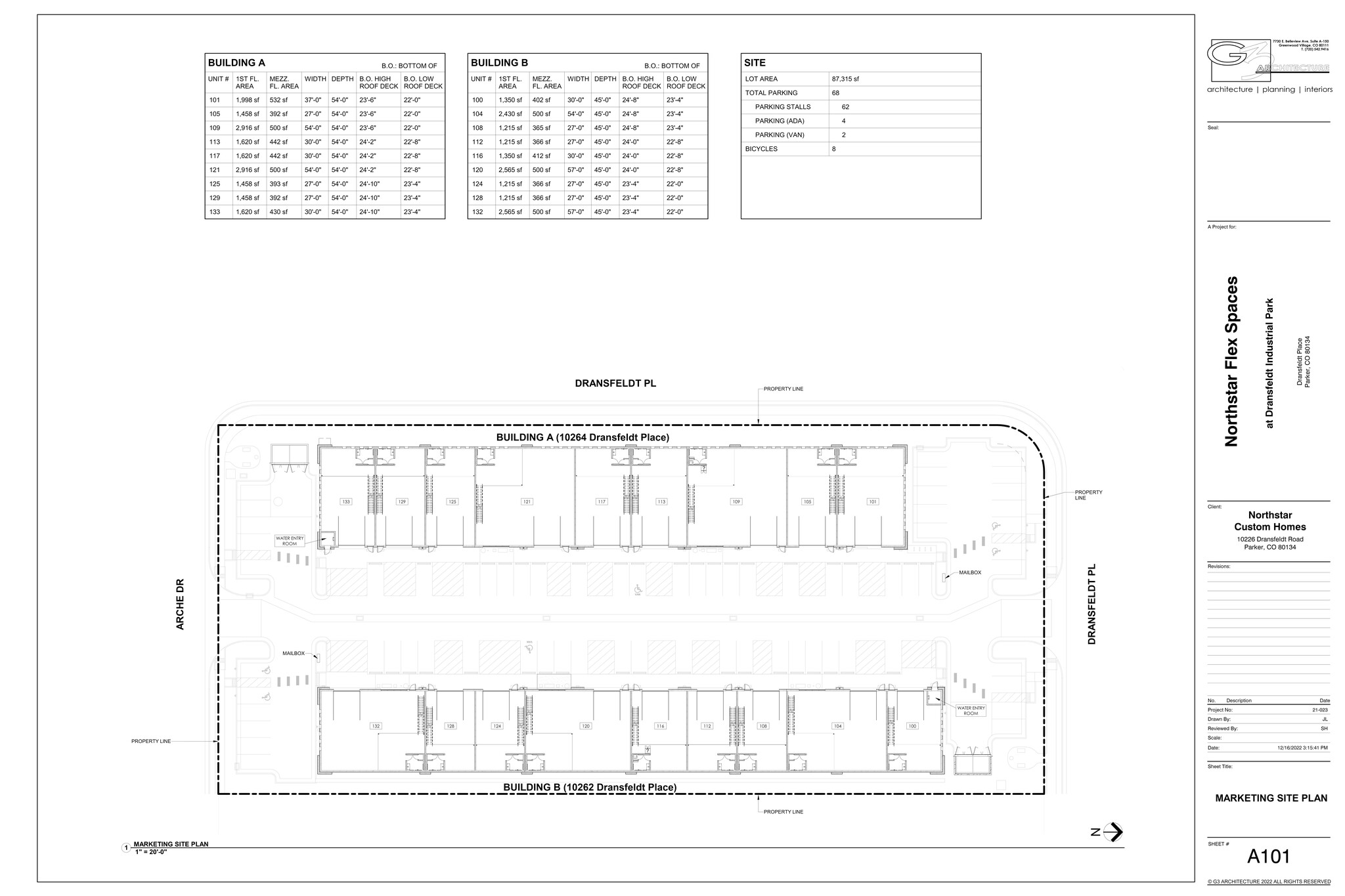 10262 Dransfeldt Rd, Parker, CO à louer Plan de site- Image 1 de 1