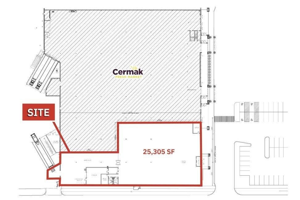 950 Winston Plz, Melrose Park, IL à louer Plan d’étage- Image 1 de 1
