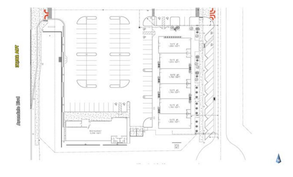 625 N Avondale Blvd, Avondale, AZ for lease - Site Plan - Image 2 of 2