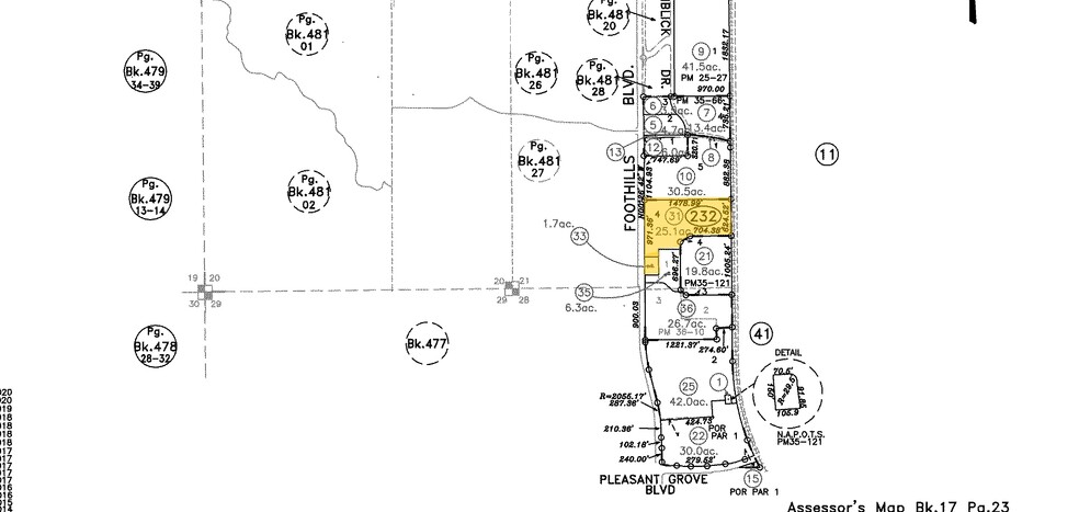 Foothills Blvd, Roseville, CA à louer - Plan cadastral - Image 2 de 10