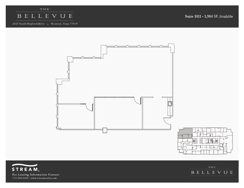 2323 S Shepherd Dr, Houston, TX for lease Floor Plan- Image 1 of 1