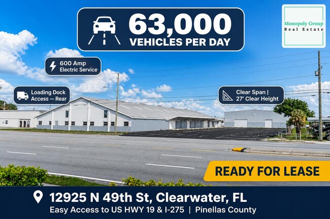 Plus de détails pour 12925 N 49th St, Clearwater, FL - Industriel à louer