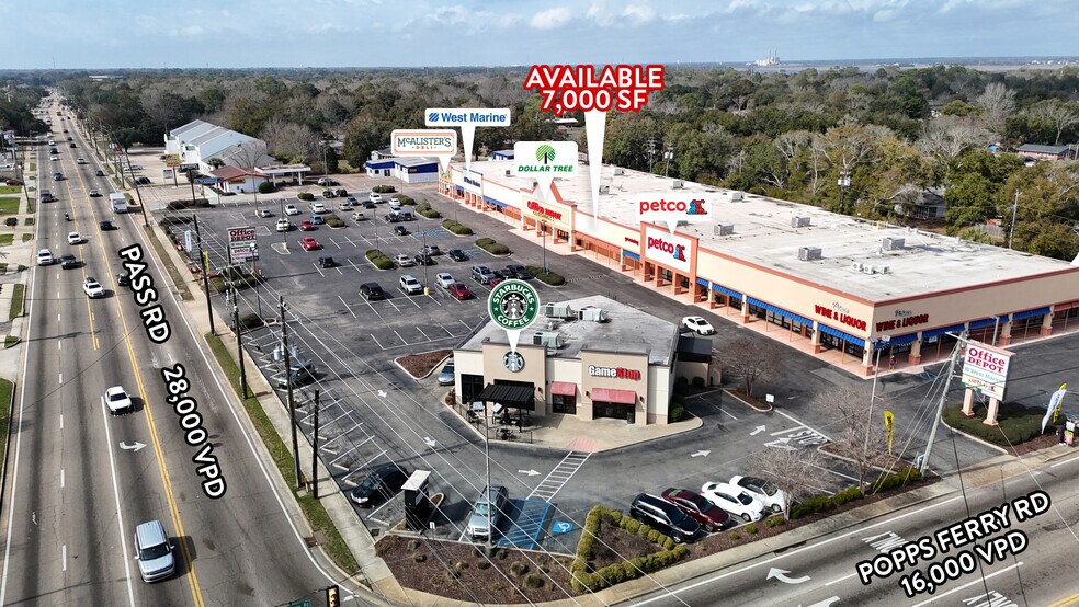 2414 Pass Road, Biloxi, MS à louer - Photo du bâtiment - Image 1 de 9