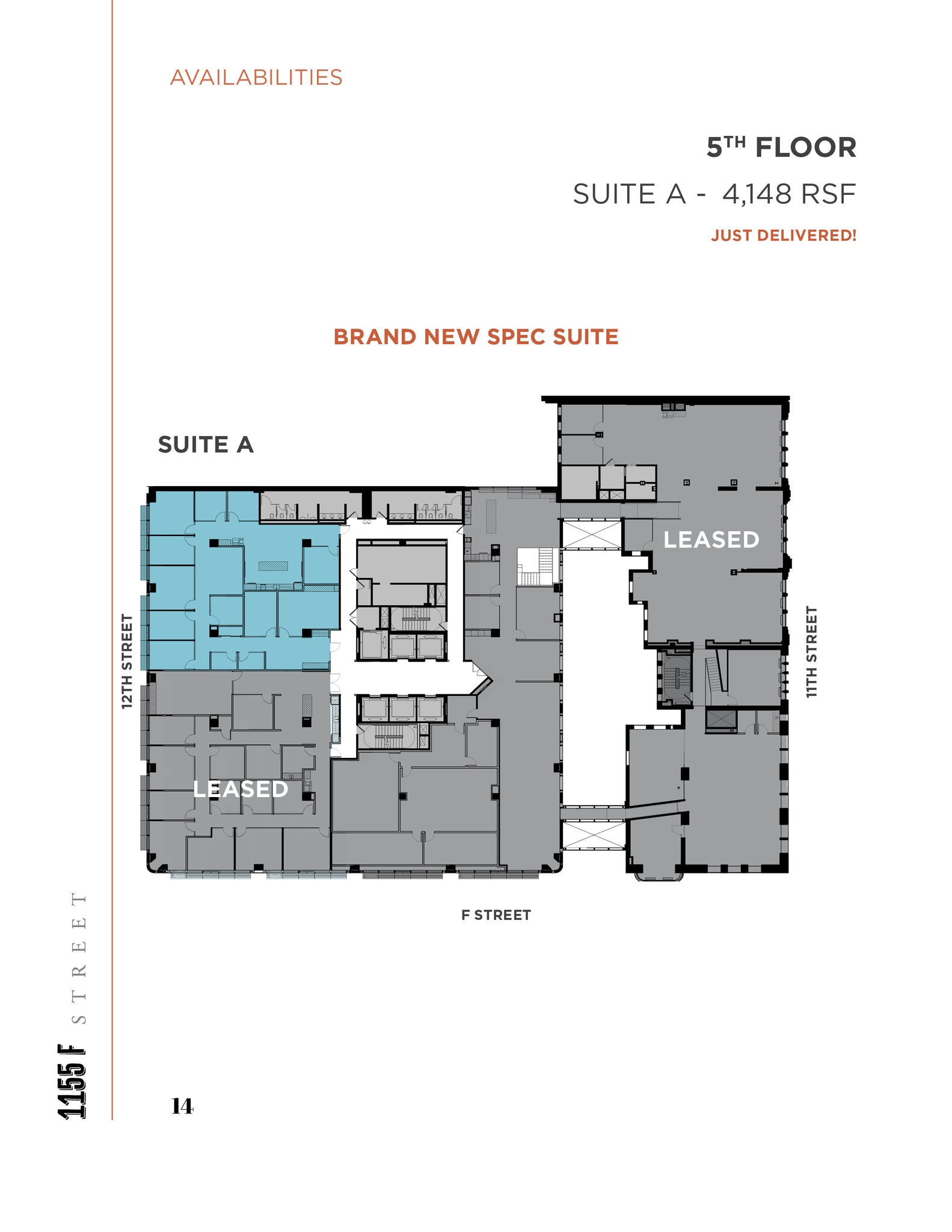 1155 F St NW, Washington, DC for lease Floor Plan- Image 1 of 1