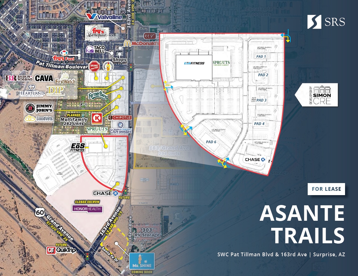 SWC Pat Tillman Blvd & 163rd Ave, Surprise, AZ for lease Primary Photo- Image 1 of 2