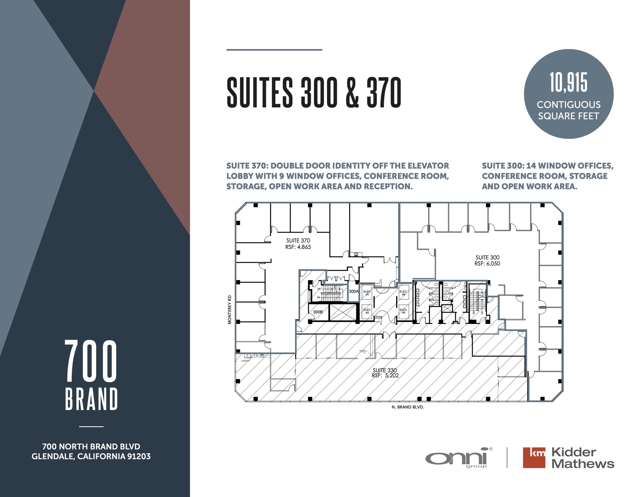 700 N Brand Blvd, Glendale, CA à louer Plan d  tage- Image 1 de 1