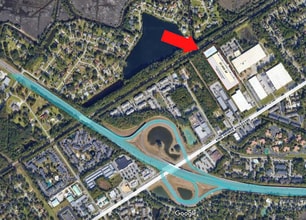 774 King George Blvd, Savannah, GA - Aerial map view