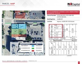 238 E Union, Pasadena, CA - AERIAL map view