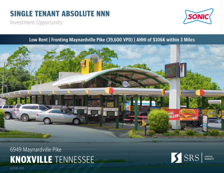 6949 Maynardsville Pike, Knoxville, TN à vendre - Photo principale - Image 1 de 9