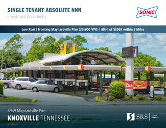 Plus de détails pour 6949 Maynardsville Pike, Knoxville, TN - Commerce de détail à vendre