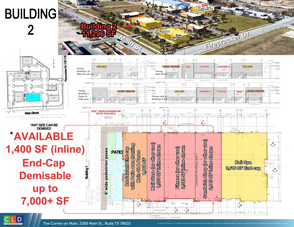 The Corner on Main, Buda, TX for lease Interior Photo- Image 1 of 1