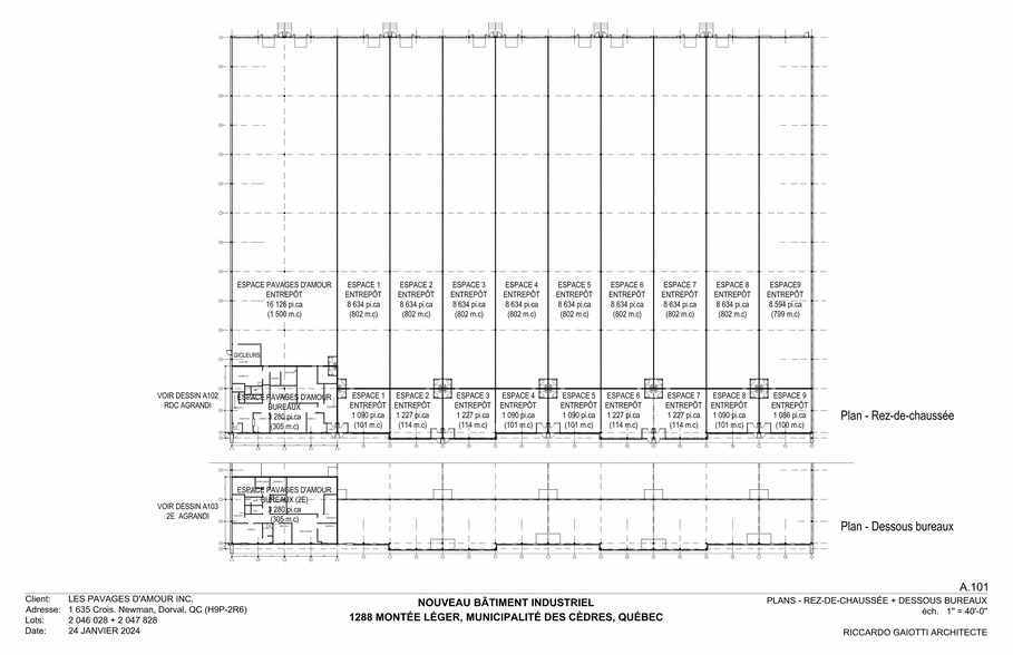 1288 Montée Léger, Les Cèdres, QC for lease - Floor Plan - Image 3 of 4