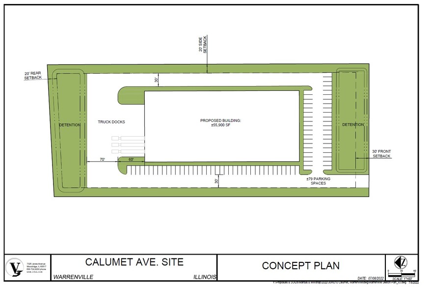 30W210 Calument Ave, Warrenville, IL à vendre - Plan d’étage - Image 1 de 1