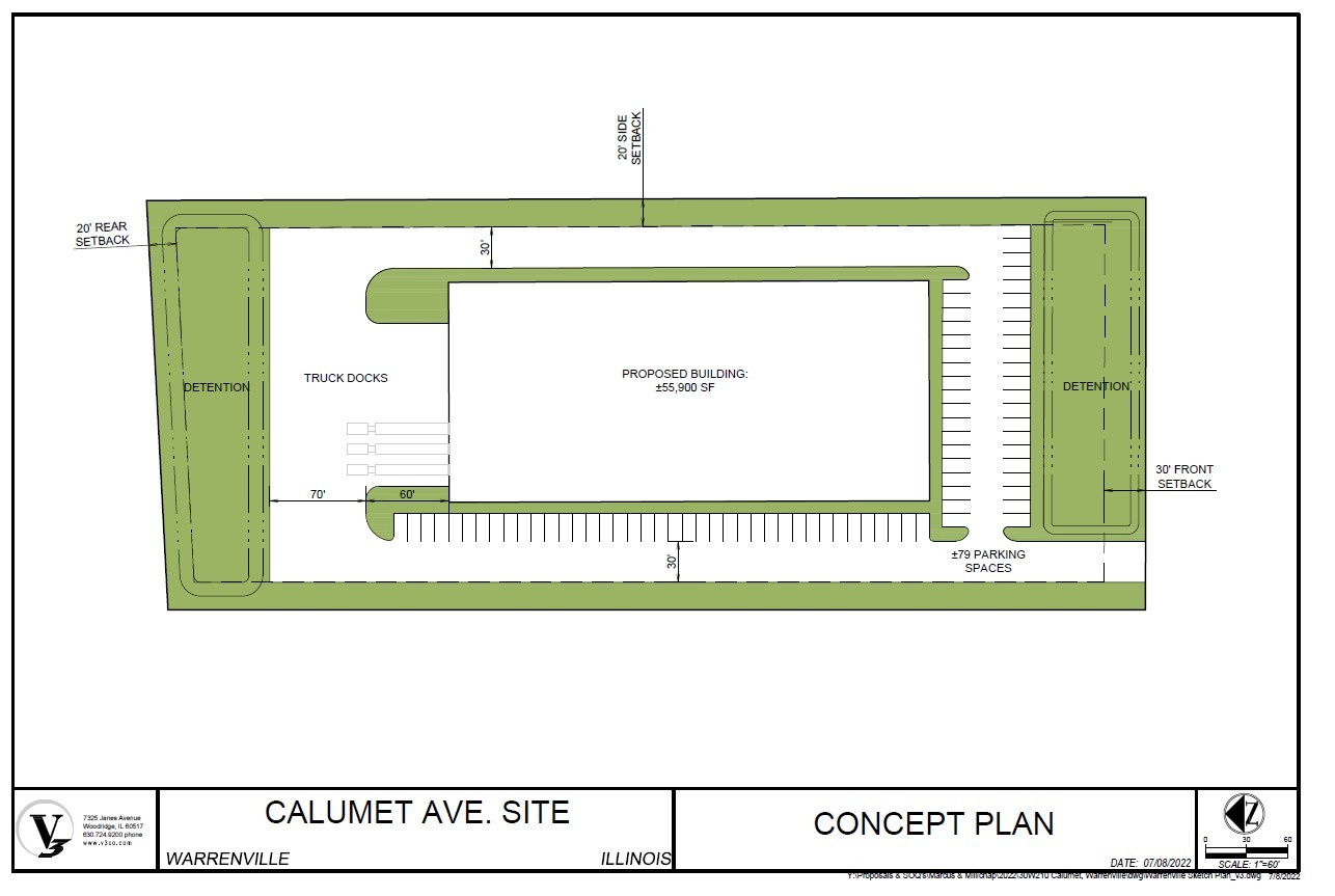 30W210 Calument Ave, Warrenville, IL à vendre Plan d’étage- Image 1 de 1