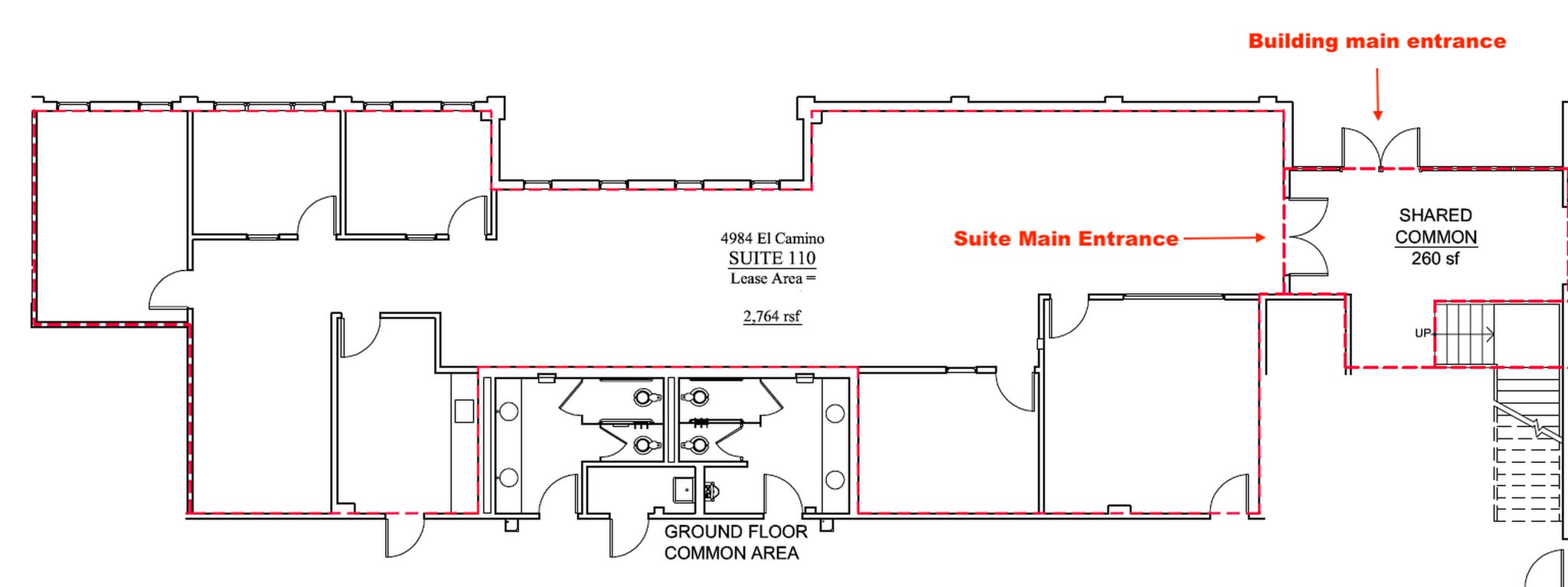 4984 El Camino Real, Los Altos, CA for lease Floor Plan- Image 1 of 1