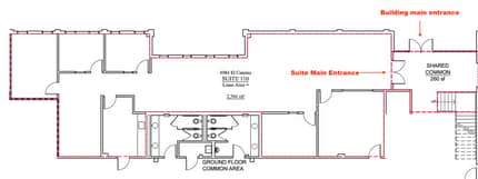 4984 El Camino Real, Los Altos, CA for lease Floor Plan- Image 1 of 1