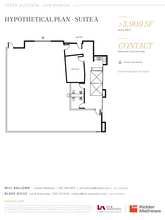 12893 Alcosta Blvd, San Ramon, CA for lease Floor Plan- Image 2 of 2