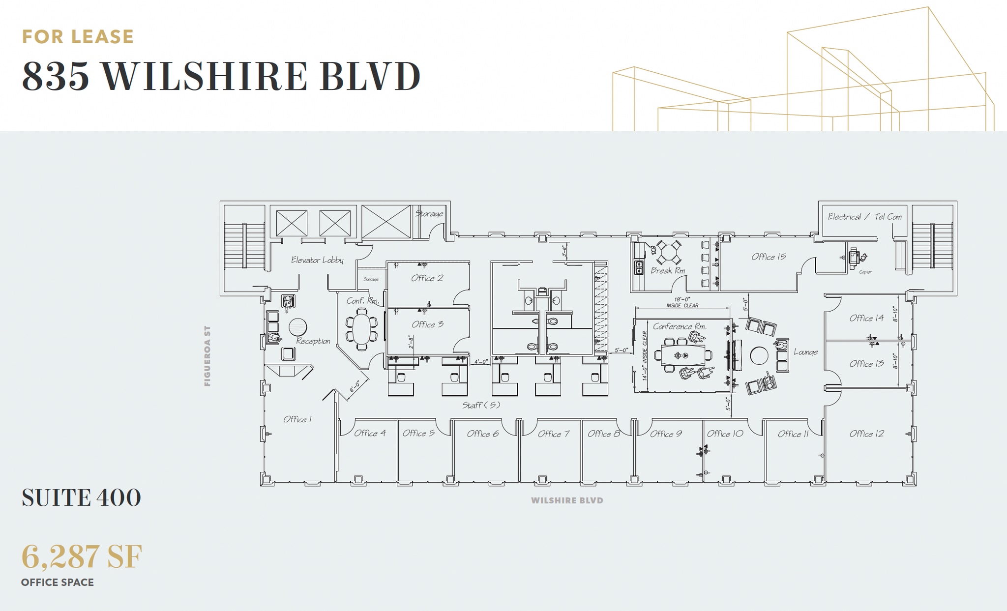 835 Wilshire Blvd, Los Angeles, CA à louer Photo intérieure- Image 1 de 1