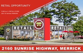 Plus de détails pour 2160 Sunrise Hwy, Merrick, NY - Commerce de détail à louer