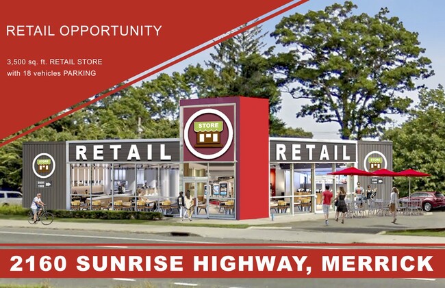 Plus de détails pour 2160 Sunrise Hwy, Merrick, NY - Commerce de détail à louer