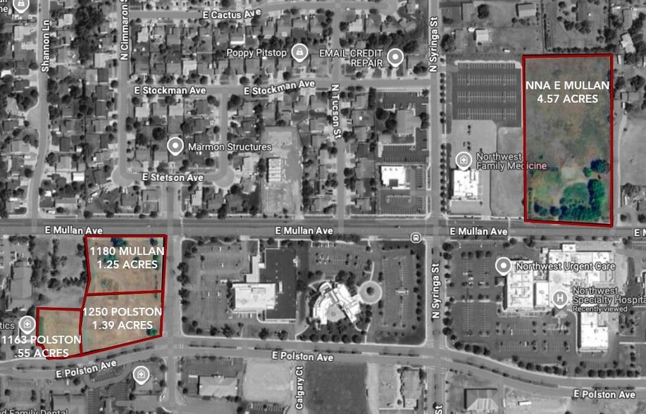 Multiple Commercial/Light Industrial Lots, Post Falls, ID for sale - Plat Map - Image 1 of 7