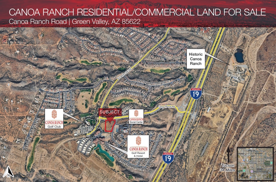 SE Canoa Ranch & Camino Del Sol, Green Valley, AZ for sale - Building Photo - Image 1 of 2