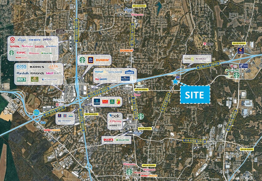 Campbell St, Jackson, TN à vendre - Aérien - Image 2 de 2