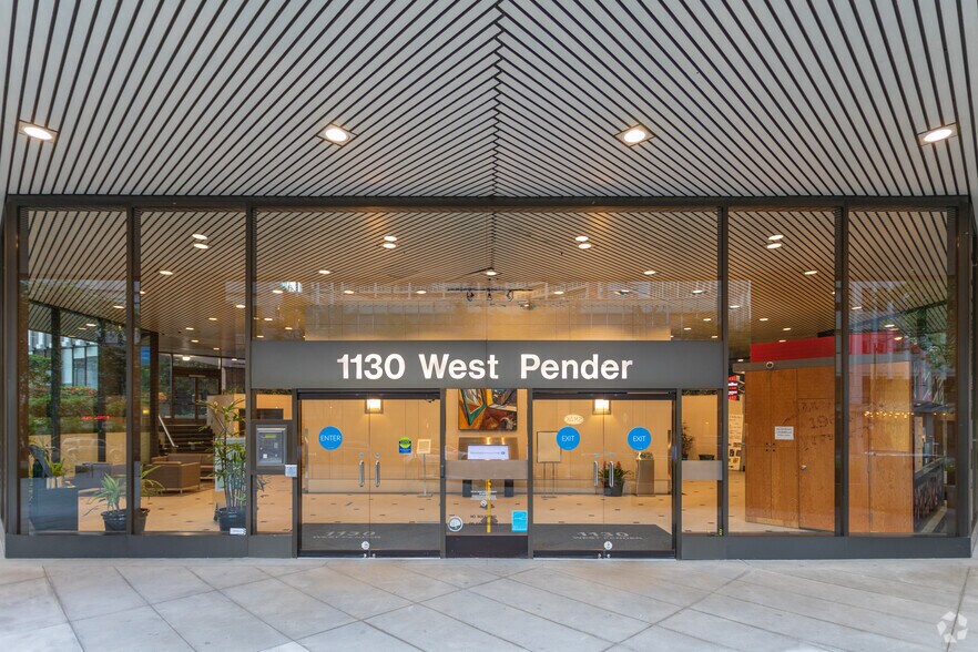 1130 W Pender St, Vancouver, BC à louer - Photo du bâtiment - Image 2 de 3