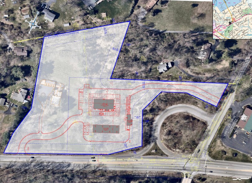 0 Baltimore Pike, Glen Mills, PA à vendre - Photo du bâtiment - Image 2 de 2