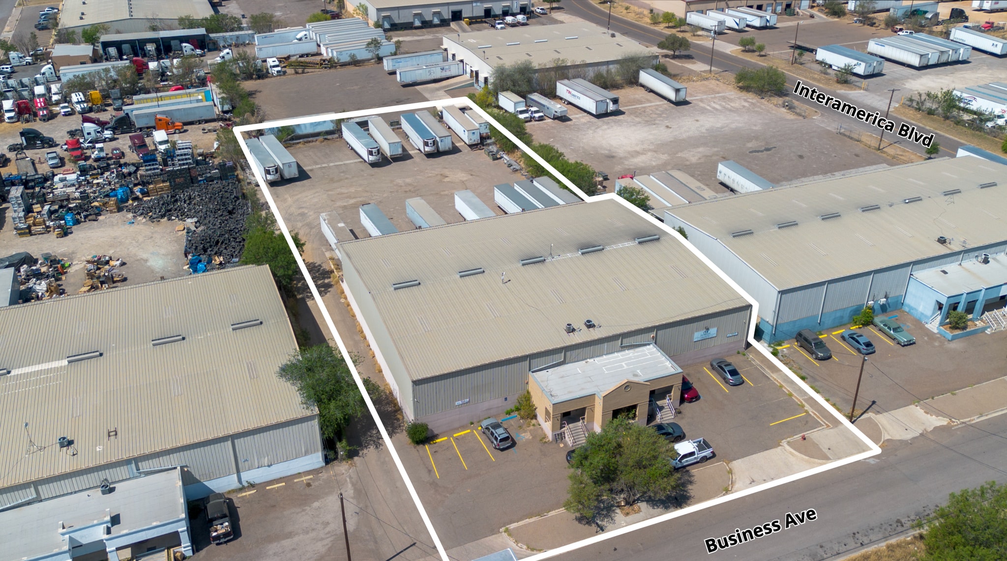 14110 Business Ave, Laredo, TX for lease Aerial- Image 1 of 7