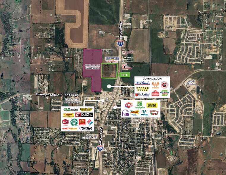 1301 Interstate 35, Sanger, TX à vendre - Photo du bâtiment - Image 2 de 5