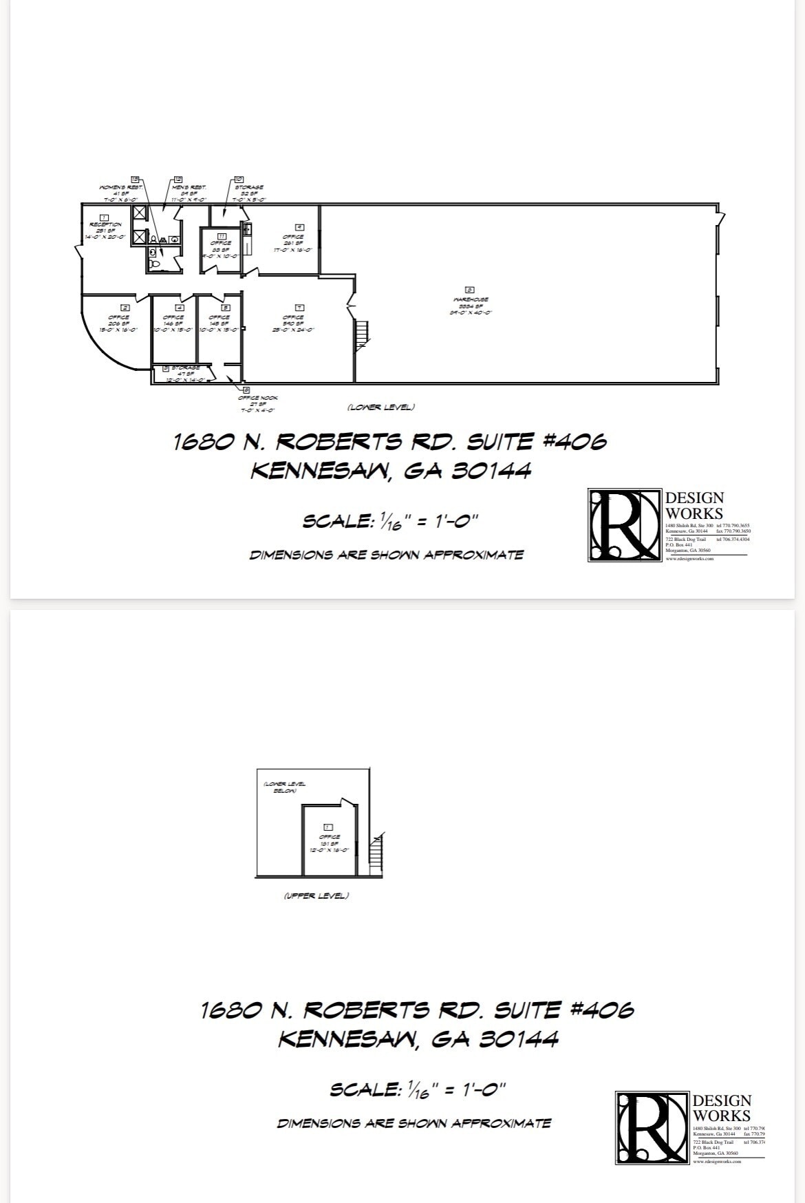 1680 Roberts Blvd, Kennesaw, GA for lease Floor Plan- Image 1 of 2