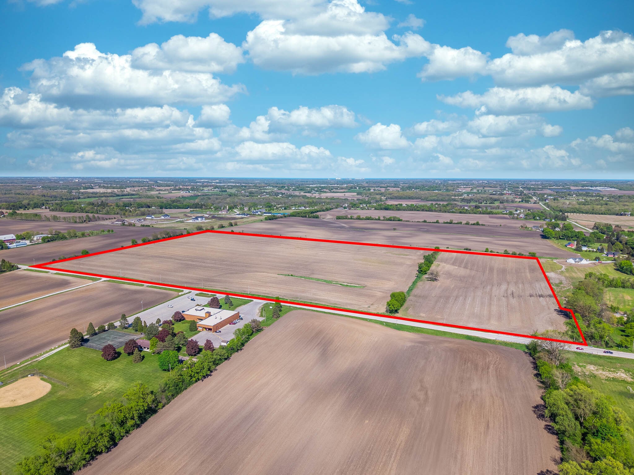 Lt 0 S. 76th St., Franksville, WI for sale Aerial- Image 1 of 6