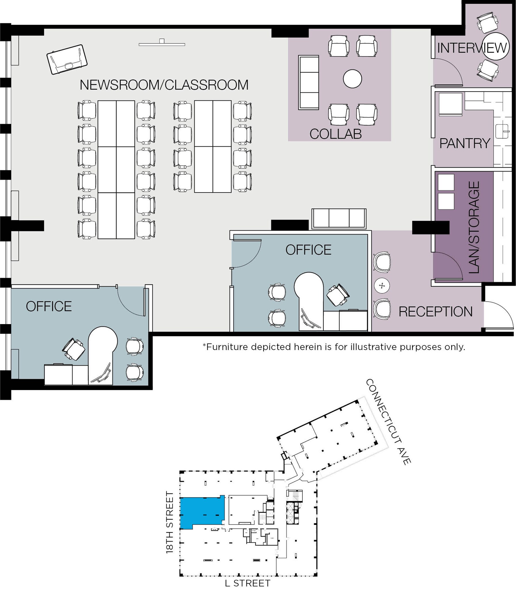 1120 Connecticut Ave NW, Washington, DC for lease Floor Plan- Image 1 of 1