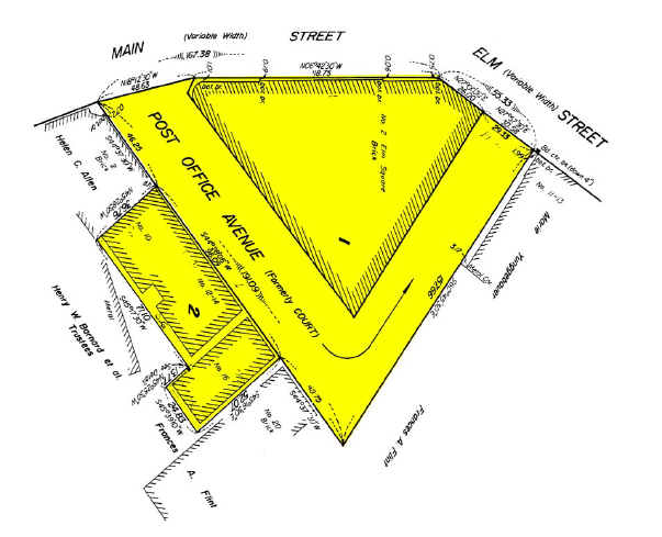 2 Elm Sq, Andover, MA for lease - Plat Map - Image 2 of 11