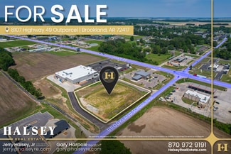 Plus de détails pour 8107 Highway 49, Brookland, AR - Terrain à vendre