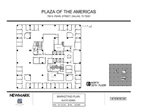 700 N Pearl St, Dallas, TX for lease Floor Plan- Image 1 of 1