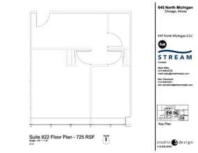 645 N Michigan Ave, Chicago, IL à louer Plan d’étage- Image 1 de 1