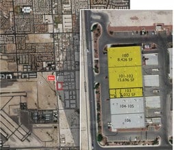3040 N Simmons St, North Las Vegas, NV - AERIAL map view