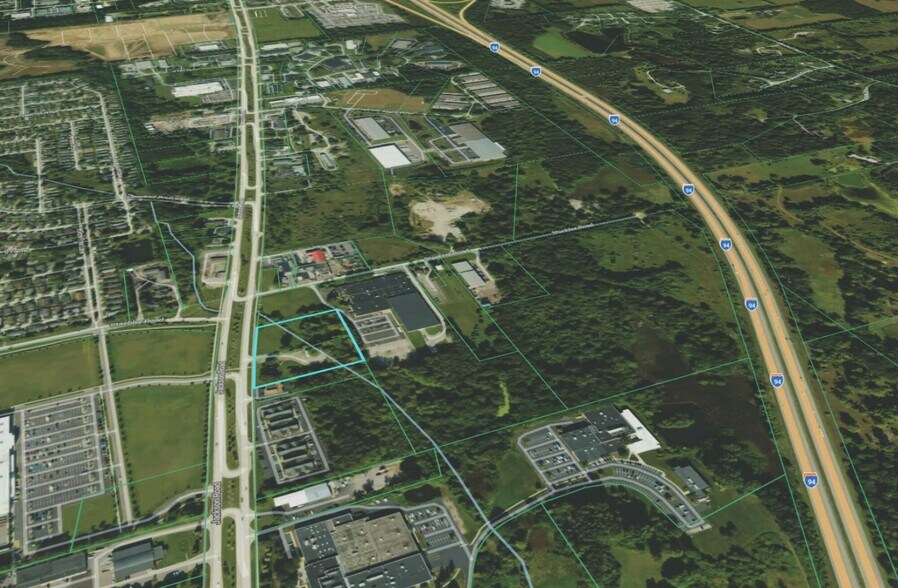 6400 Jackson Rd, Ann Arbor, MI à vendre - Aérien - Image 2 de 6