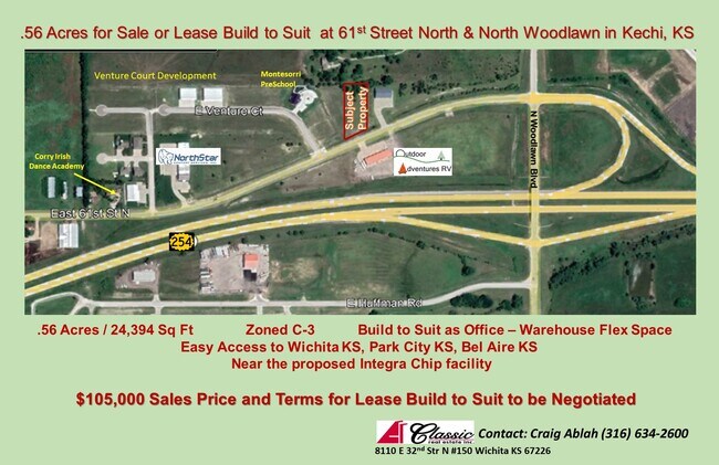 More details for 61st Street North, Kechi, KS - Land for Lease