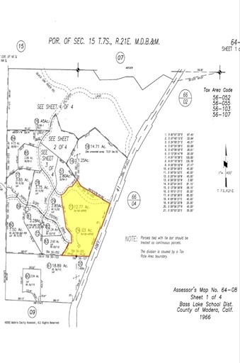 Hwy 41 & Victoria Ln, Oakhurst, CA à vendre - Plan cadastral - Image 2 de 23