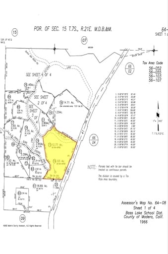 Hwy 41 & Victoria Ln, Oakhurst, CA for sale - Plat Map - Image 2 of 23