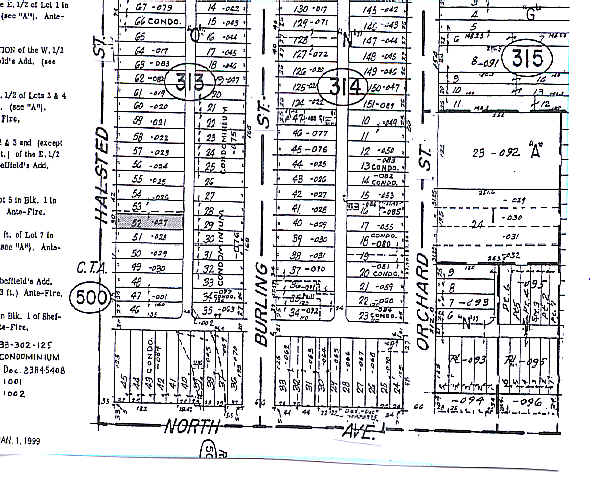 1631 N Halsted St, Chicago, IL à vendre - Plan cadastral - Image 3 de 12