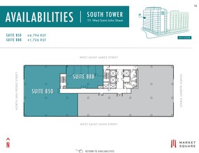 111 W Saint John St, San Jose, CA à louer Plan d’étage- Image 1 de 1