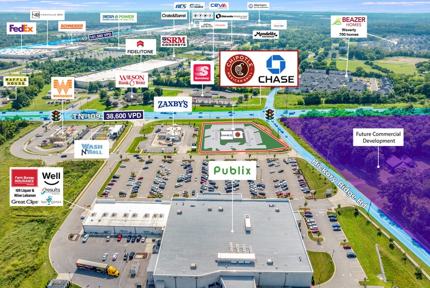 449 TN-109, Lebanon, TN for sale - Aerial - Image 3 of 8